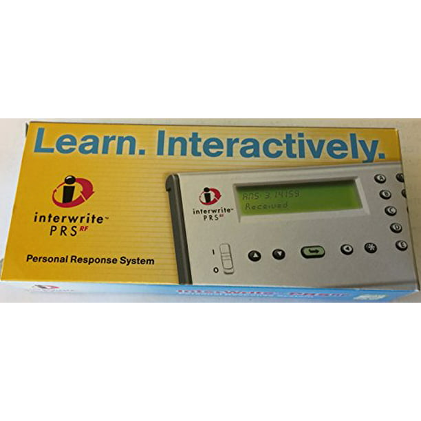 Interwrite PRS IR Receiver RX-02 Classroom Test Response System Student Remote